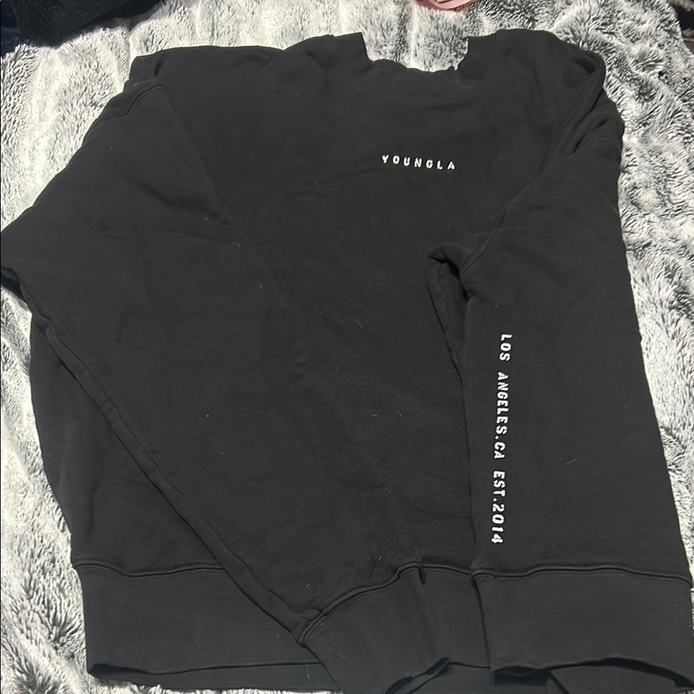 YoungLA Black Men's Sweater